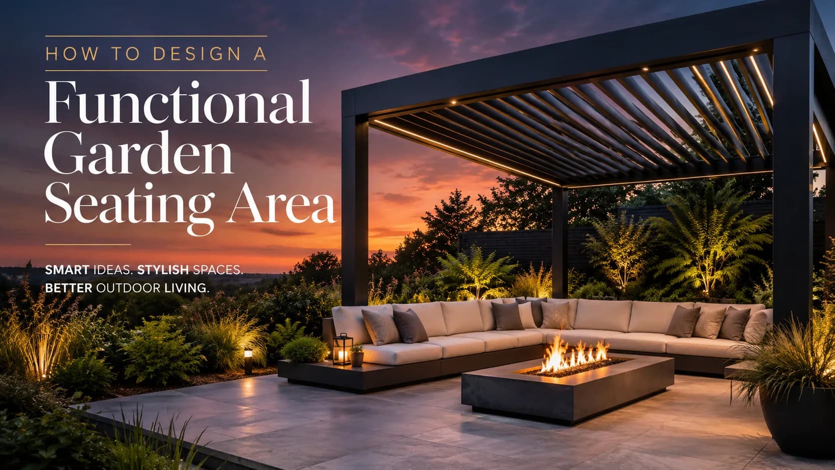How to Design a Functional Garden Seating Area