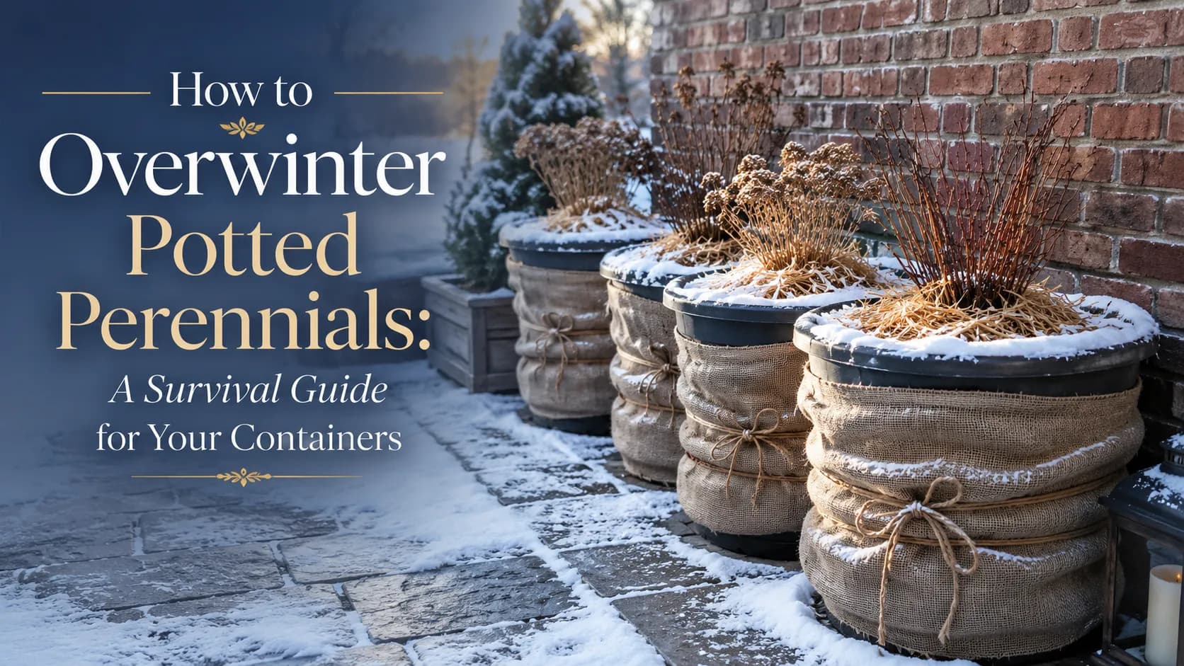 How to Overwinter Potted Perennials: A Survival Guide for Your Containers